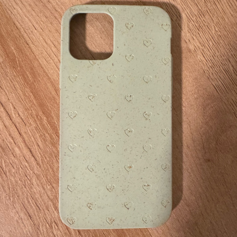 Pela Sage Green Hearts iPhone 12/ iPhone 12 Pro Case